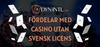 Upptäck online casino utan svensk licens - Fördelar och Risker